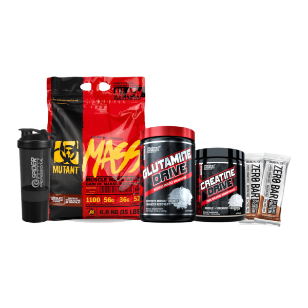 PACK MUTANT MASS, CREATINE, GLUTAMINE