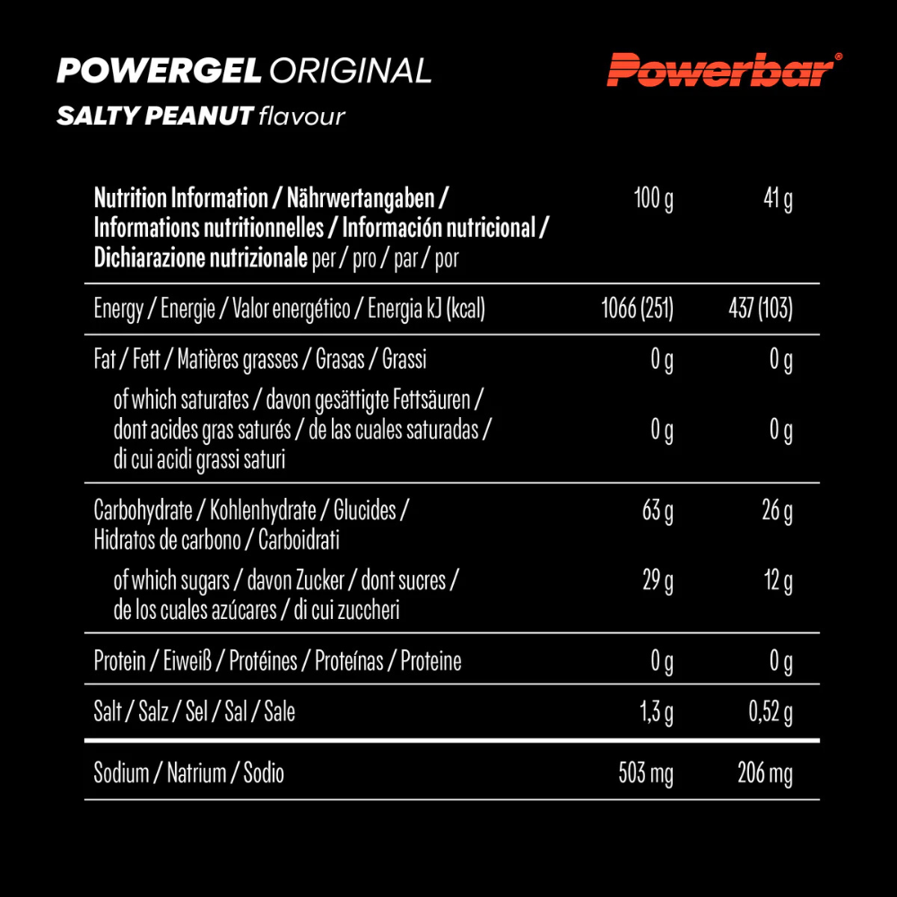 PowerGel Hydro 41ml X24 Sachet - Salty Peanut | PowerBar – Image 2