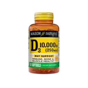 VITAMIN D3 10000IU (250MCG) 60Soft gels Mason Natural MEILLEURE DISPONIBLE CHEZ GOLD NUTRITION MAROC AU MEILLEUR PRIX à Casablanca, Marrakech, Rabat, Tanger et tout le Maroc.nutritioSUPERIOR MASS PROFESSIONAL Strawberry MEILLEURE DISPONIBLE CHEZ GOLD NUTRITION MAROC AU MEILLEUR PRIX à Casablanca, Marrakech, Rabat, Tanger et tout le Maroc.nutritio