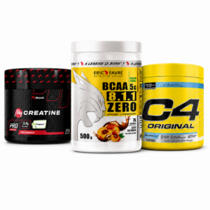 Pack Power & Recovery – Créatine, BCAA & C4
